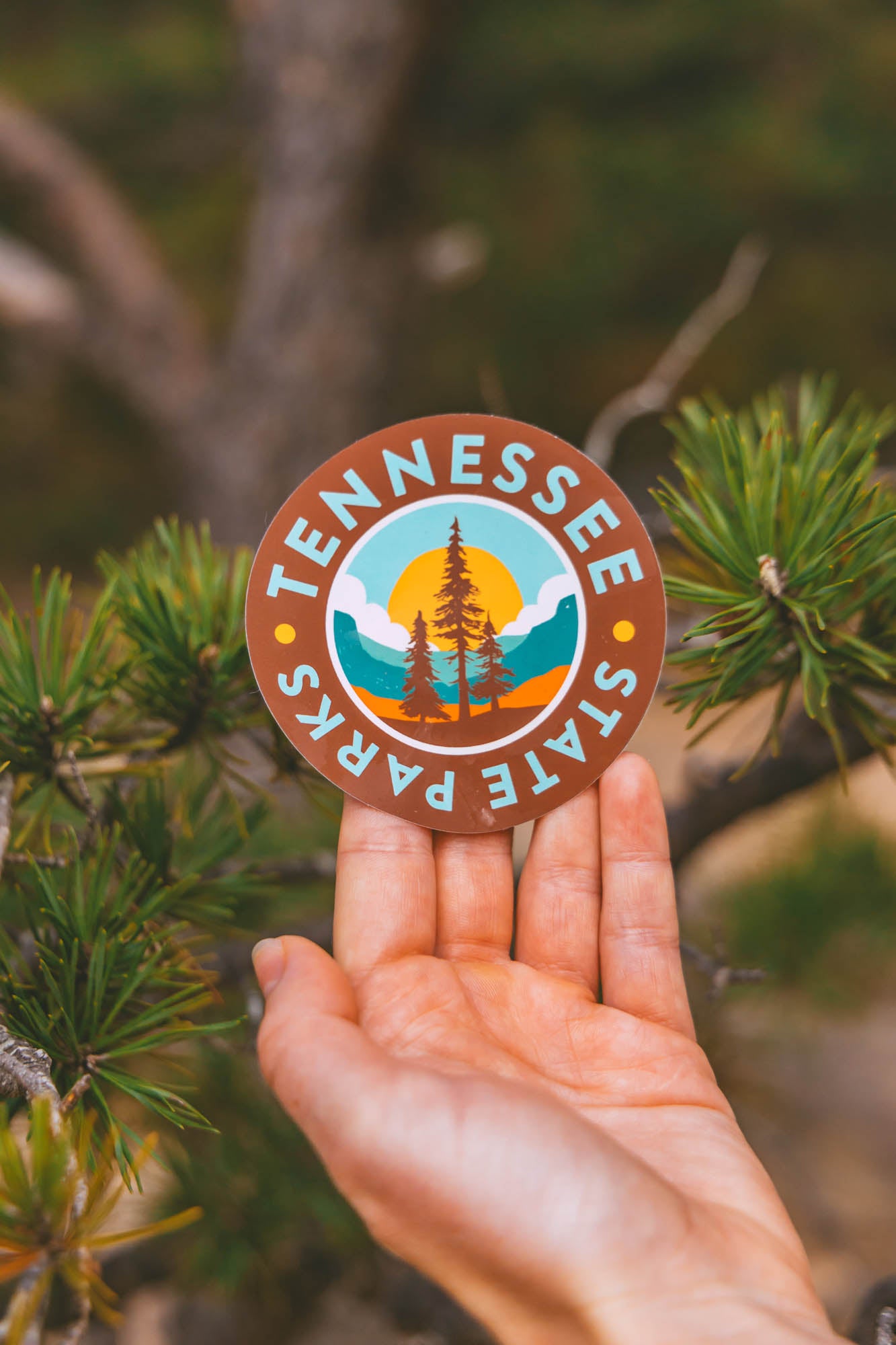 TNSP - Round Landscape Sticker