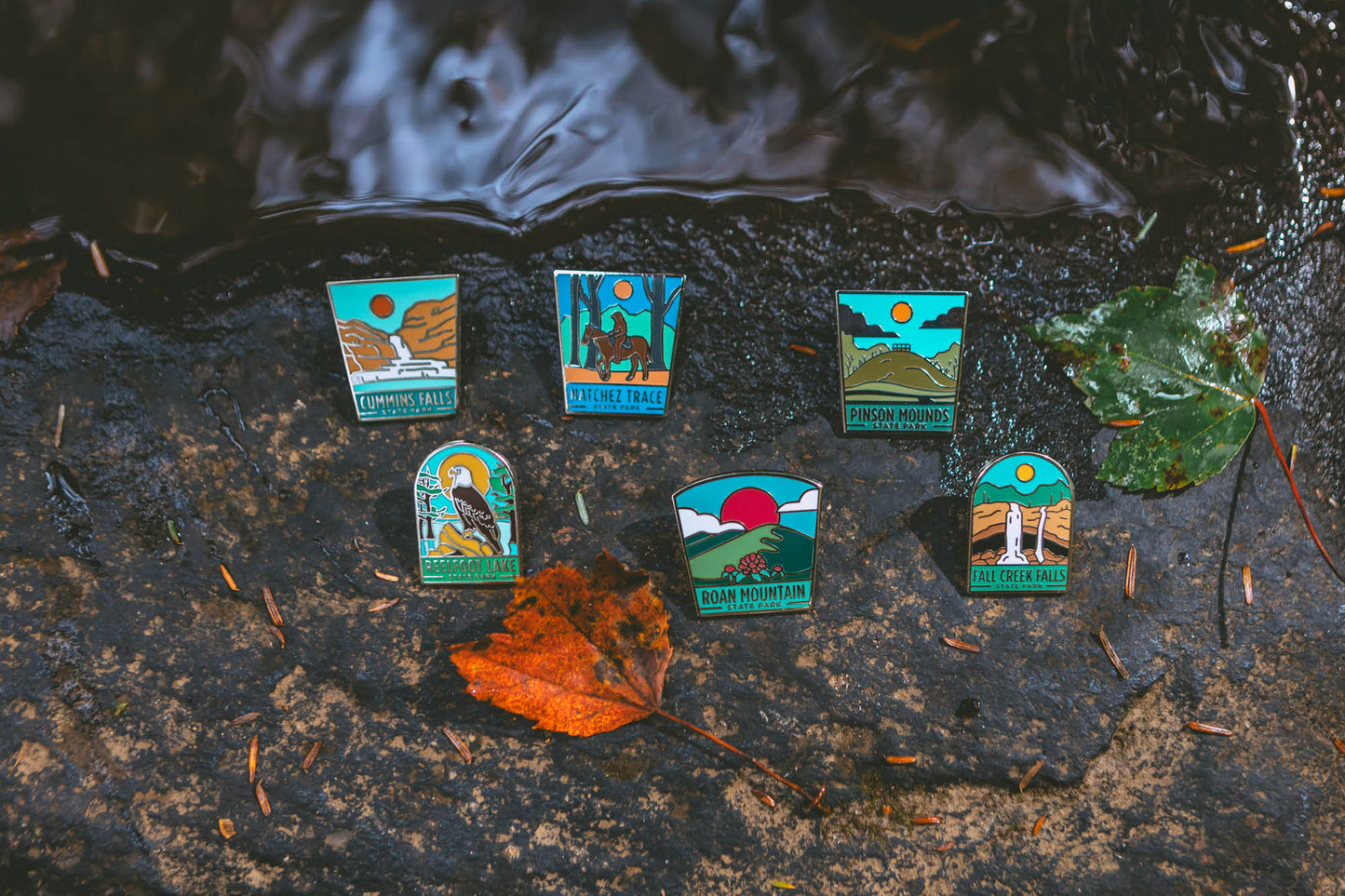 TNSP - Pinson Mounds Enamel Pin