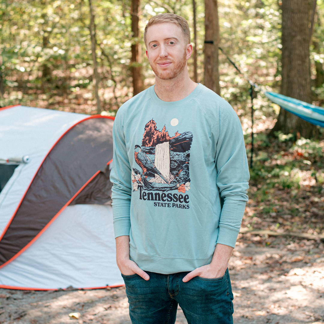 TNSP - Cooper's Hawk Falls - Lightweight Crewneck Sweatshirt