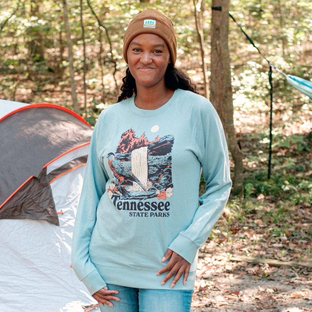 TNSP - Cooper's Hawk Falls - Lightweight Crewneck Sweatshirt