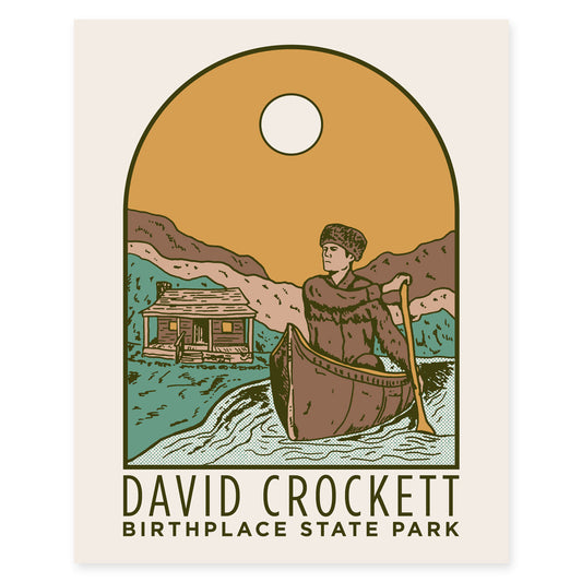 8x10 - David Crockett Birthplace Art Print