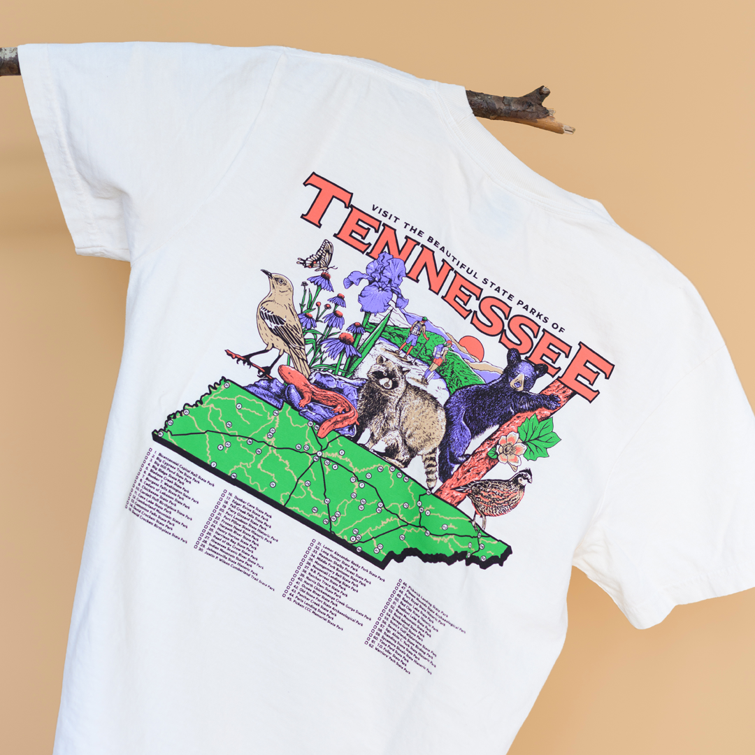 TNSP - 62 Parks Map Tee