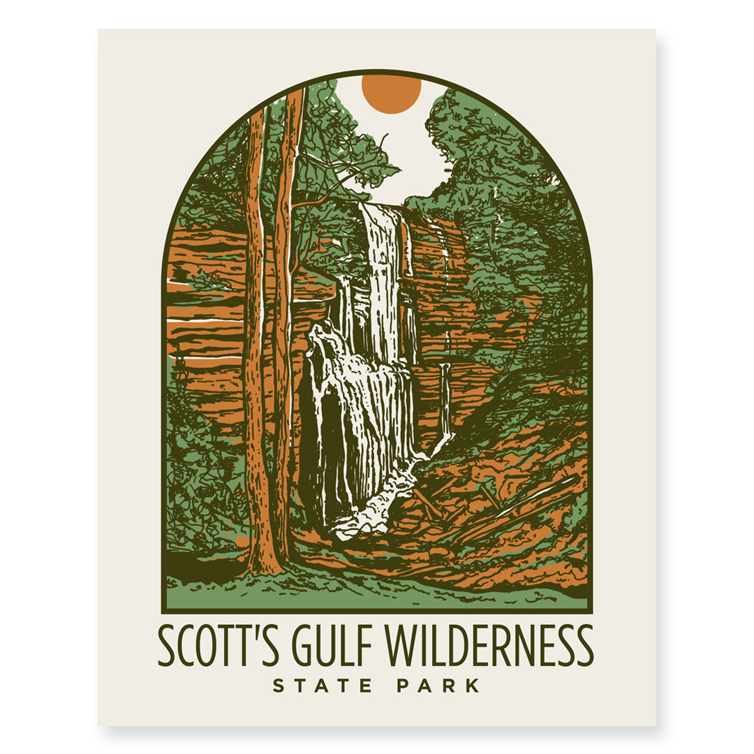 8x10 - Scott's Gulf Wilderness Art Print