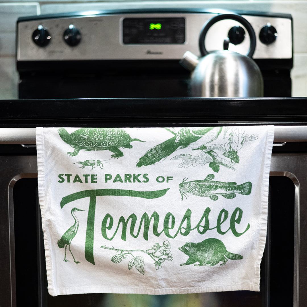 TNSP - Nature Print Tea Towel