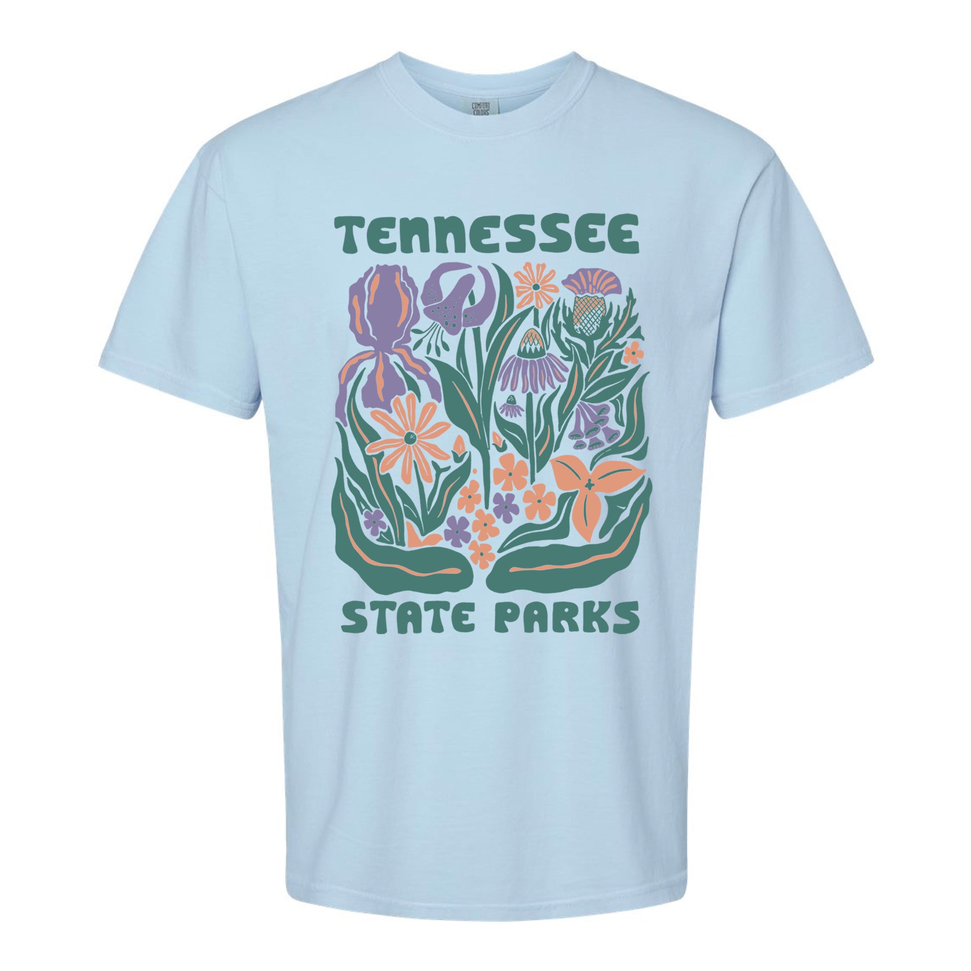 TNSP Tennessee Flowers Tee Tennessee State Parks Online Gift Shop tnsp-tennessee-flowers-tee-tennessee-state-parks-online-gift-shop
