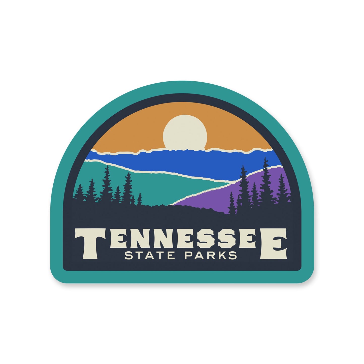 TNSP - Mountain Sunset Magnet