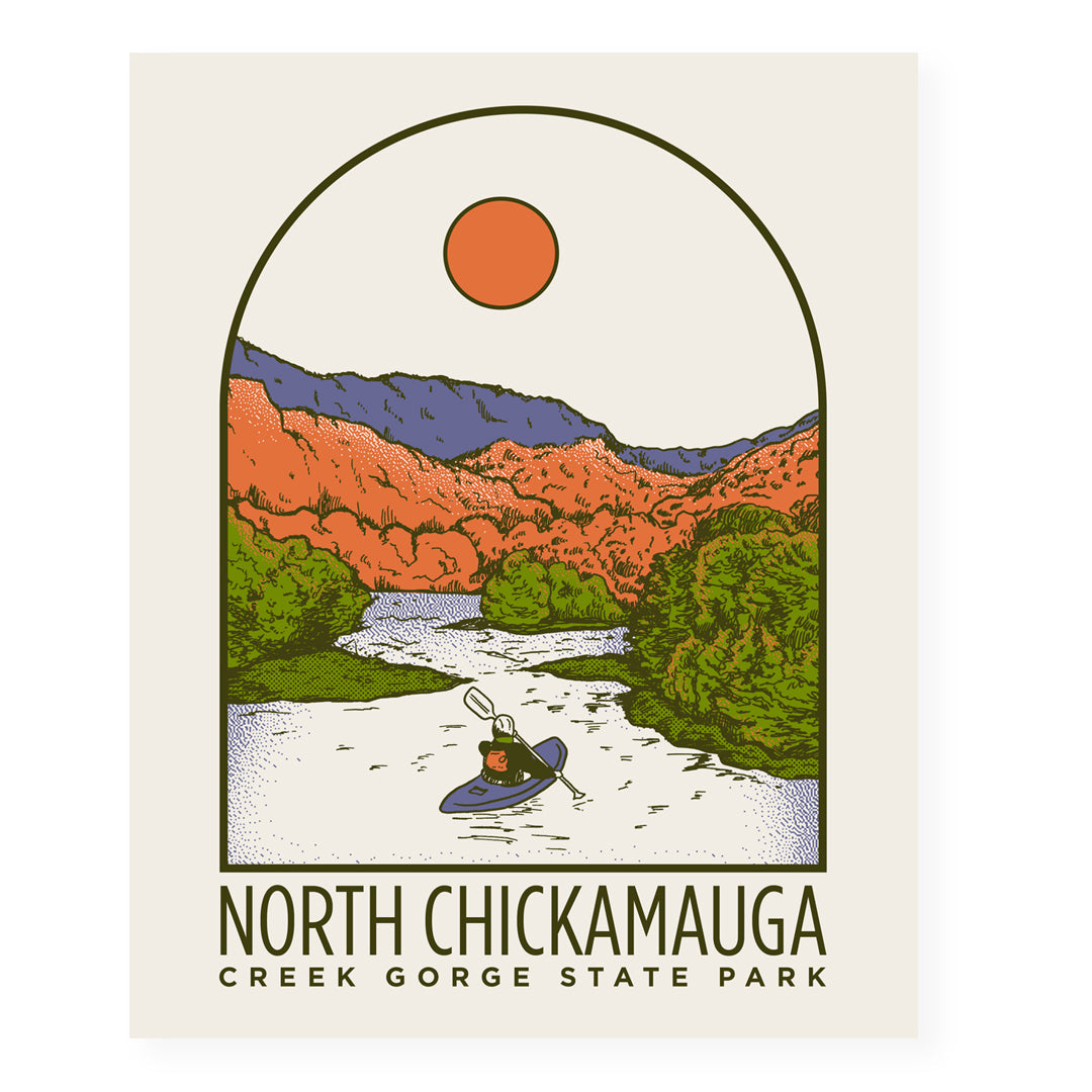 8x10 - North Chickamauga Creek Gorge State Park Art Print