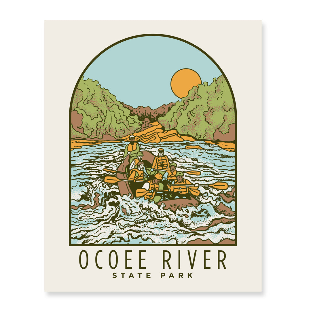 8x10 - Ocoee River Art Print