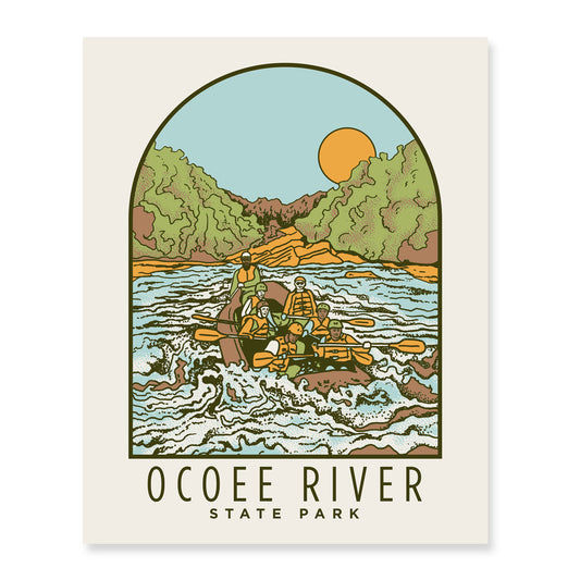 8x10 - Ocoee River Art Print