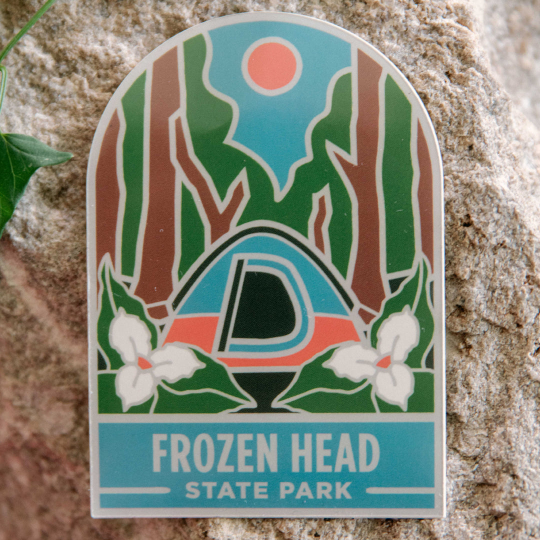 TNSP - Frozen Head Sticker – Tennessee State Parks Online Gift Shop