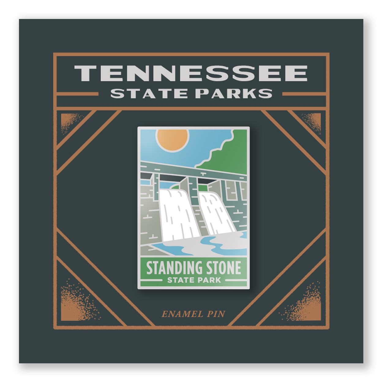 TNSP - Standing Stone State Park Enamel Pin