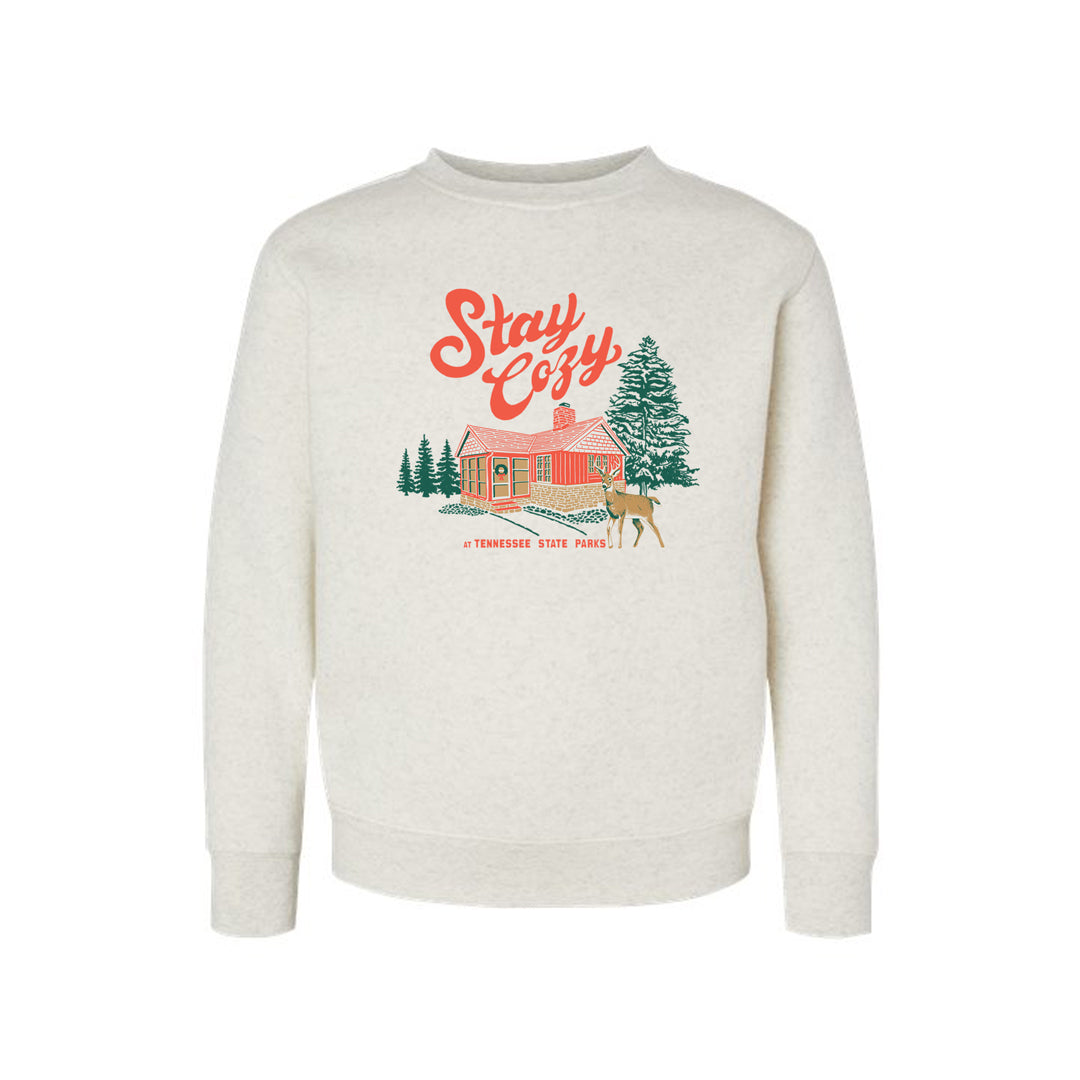 TNSP - Stay Cozy Youth Crewneck Sweatshirt