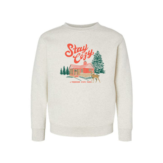 TNSP - Stay Cozy Youth Crewneck Sweatshirt