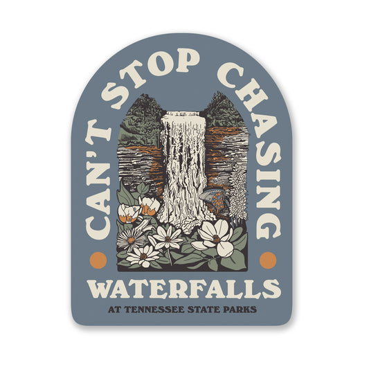 TNSP - Can't Stop Chasing Waterfalls Sticker