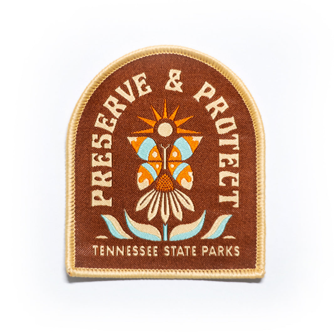 Parche Bordado De La Bandera Del Estado De Tennessee