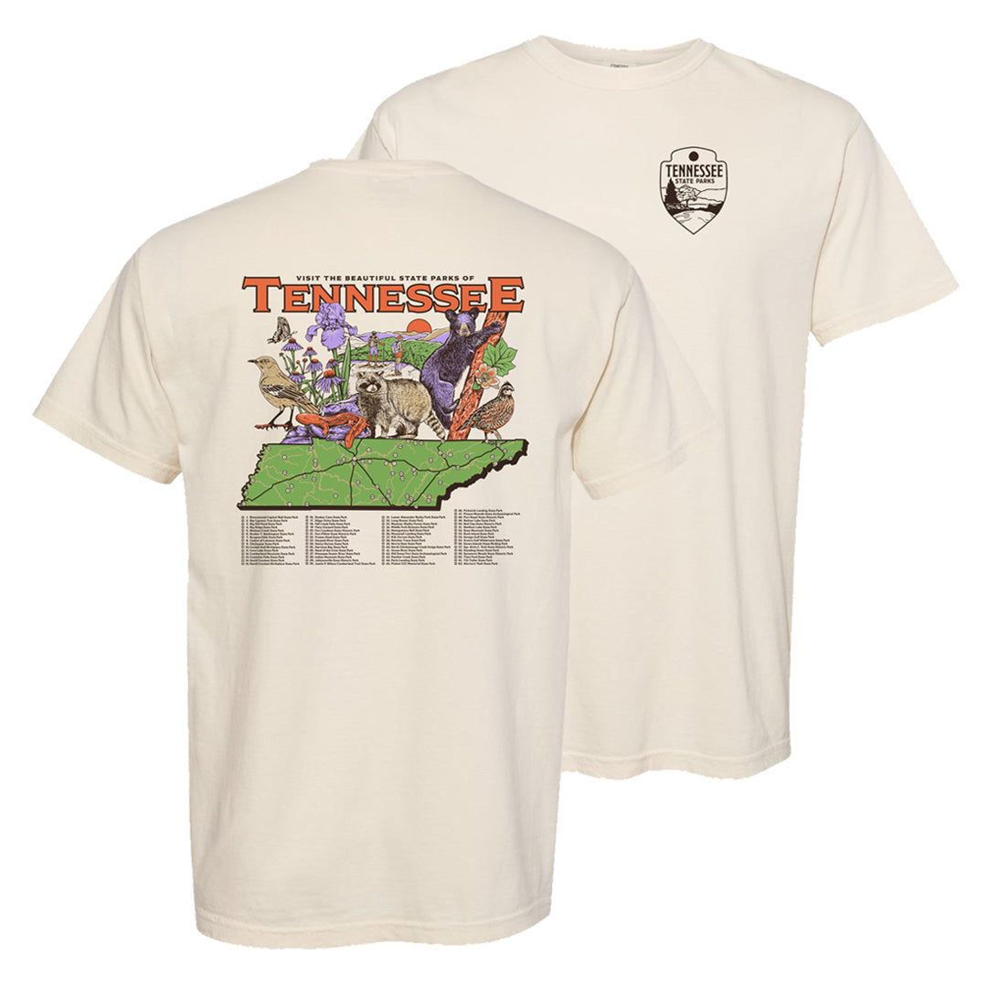 TNSP - 62 Parks Map Tee