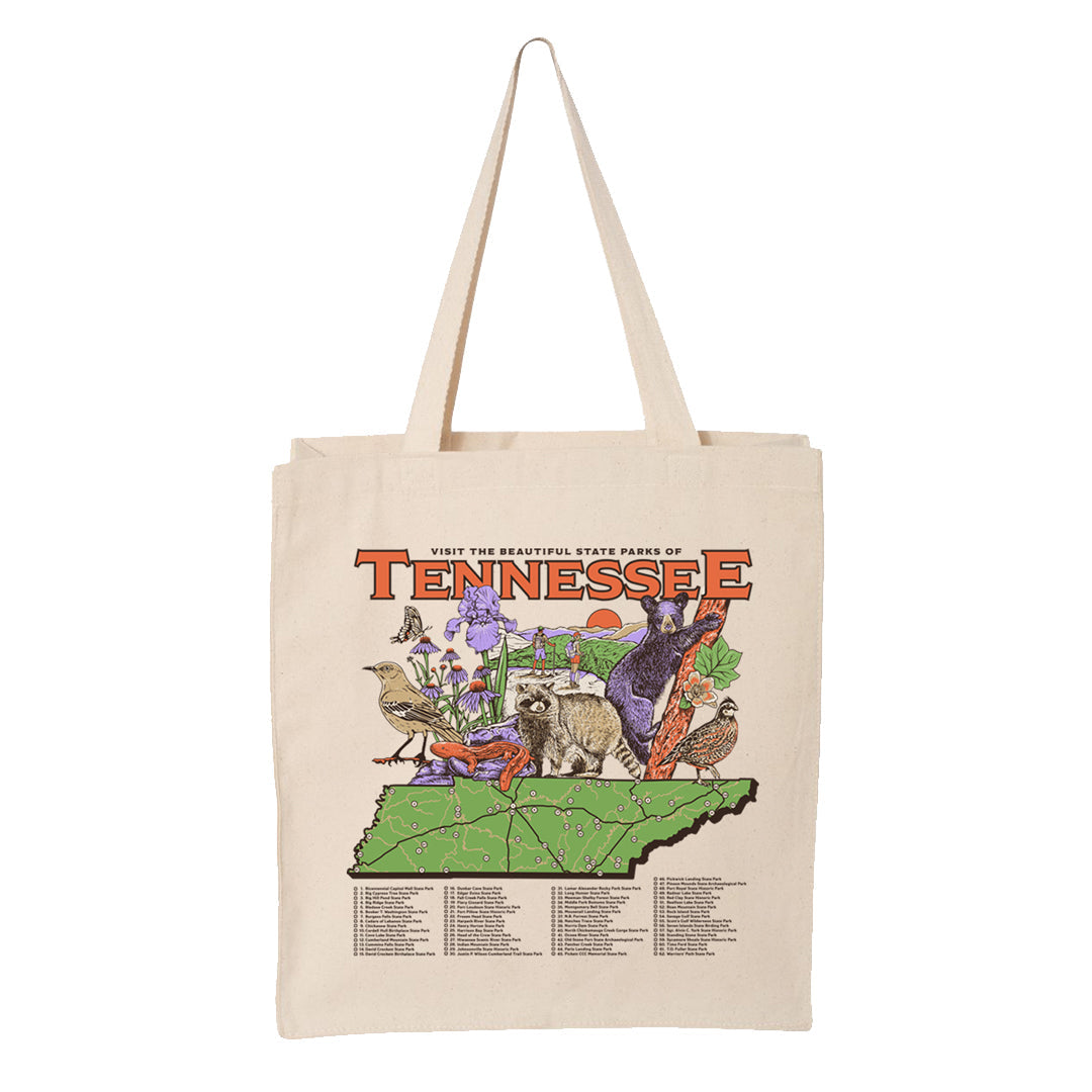 TNSP - 62 Parks Map Tote