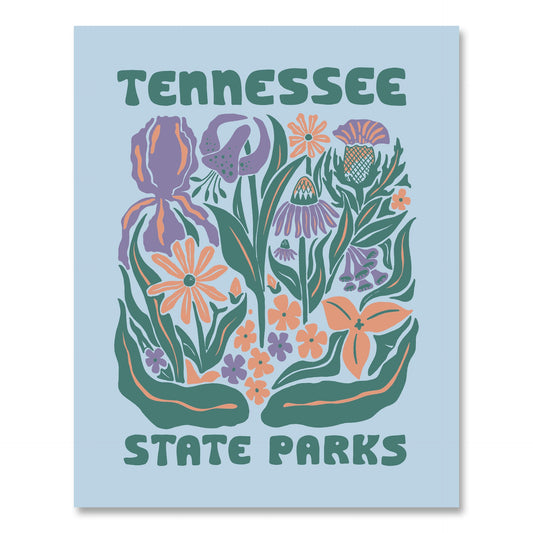 TNSP - Tennessee Flowers Poster