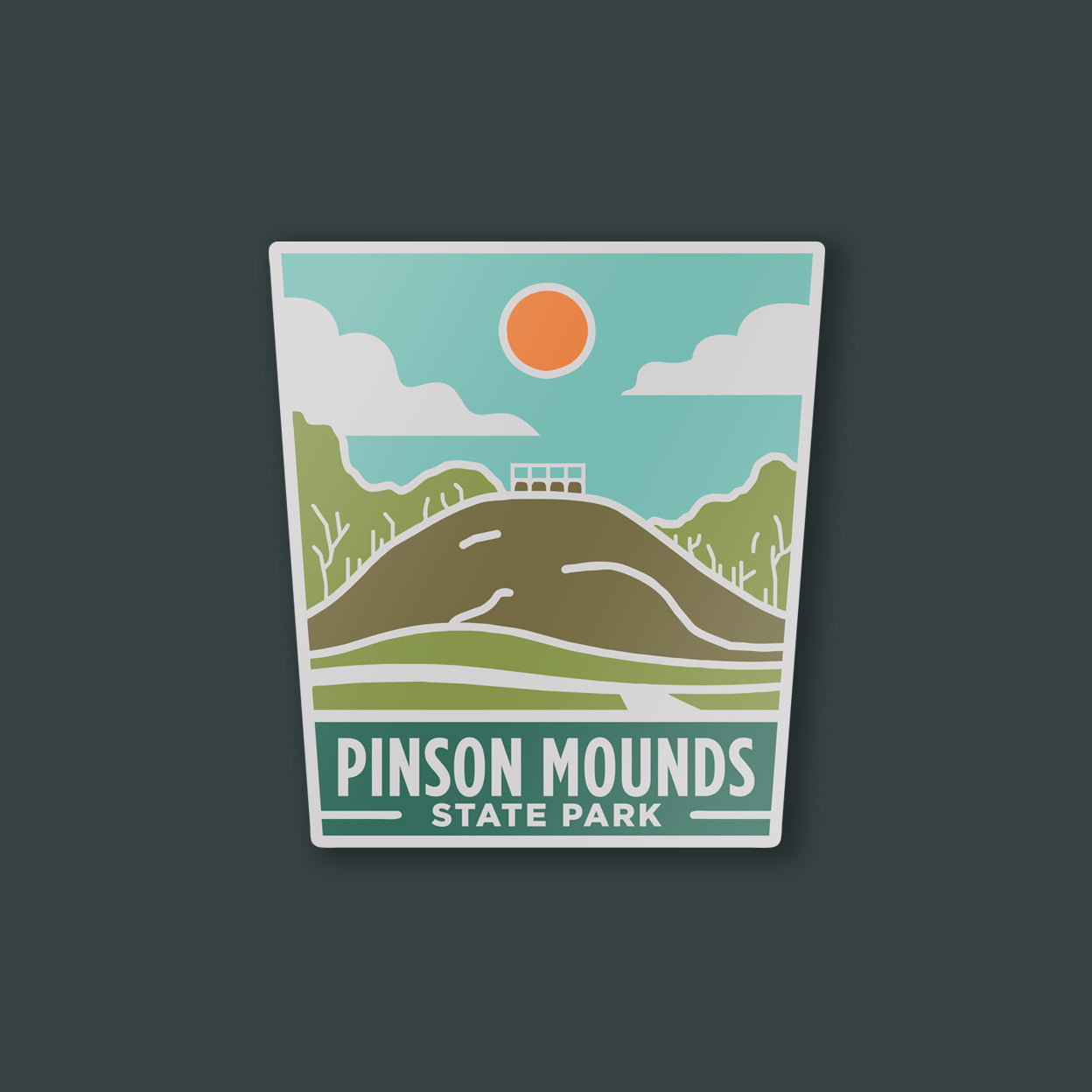 TNSP - Pinson Mounds Enamel Pin