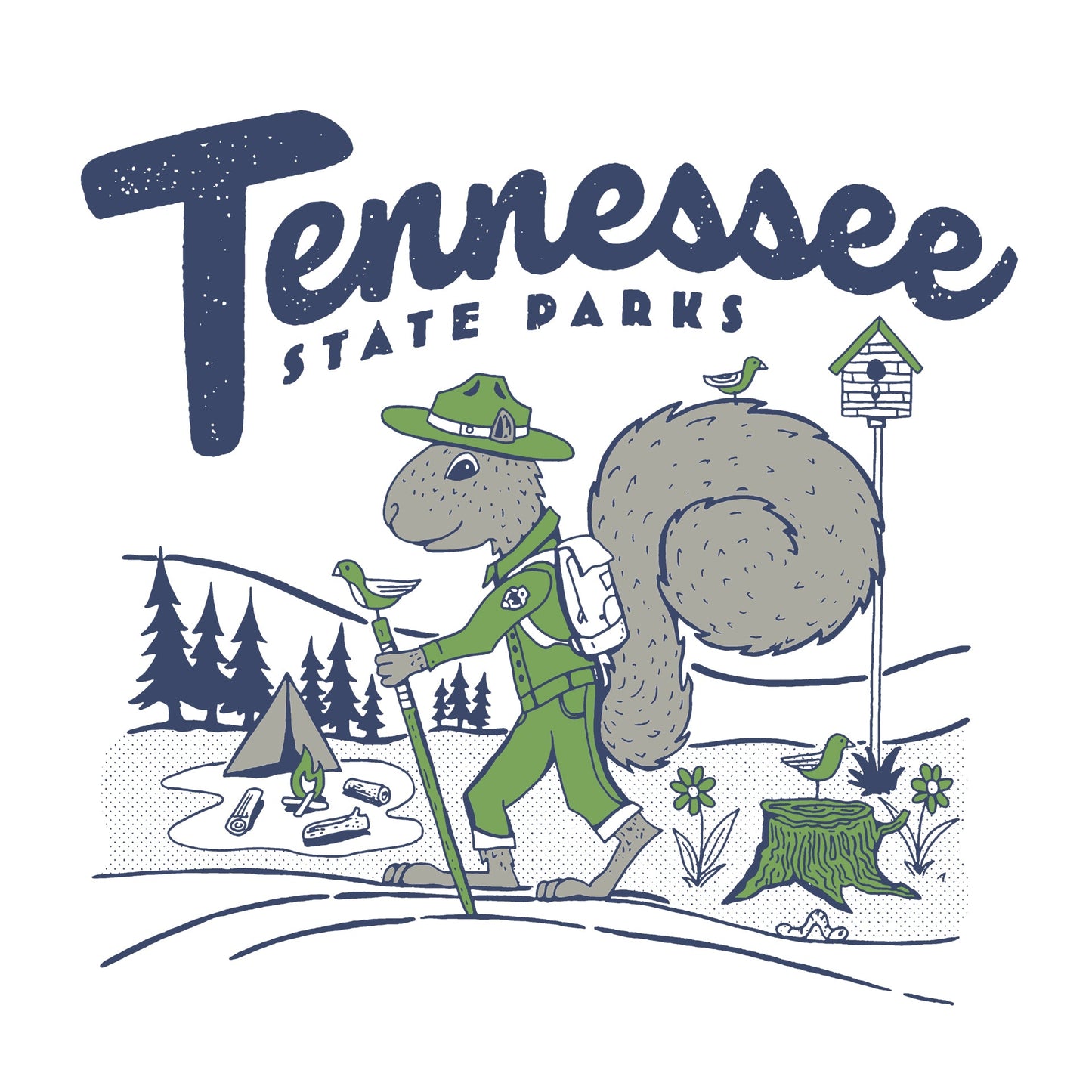 TNSP - Ranger Squirrel - Raglan 3/4 Sleeve