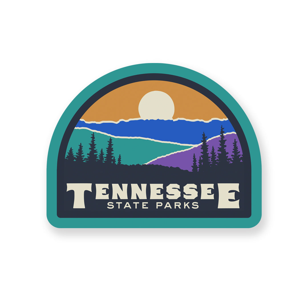 Tn Sticker TNSP - Mountain Sunset Sticker – Tennessee State Parks Online Gift Shop