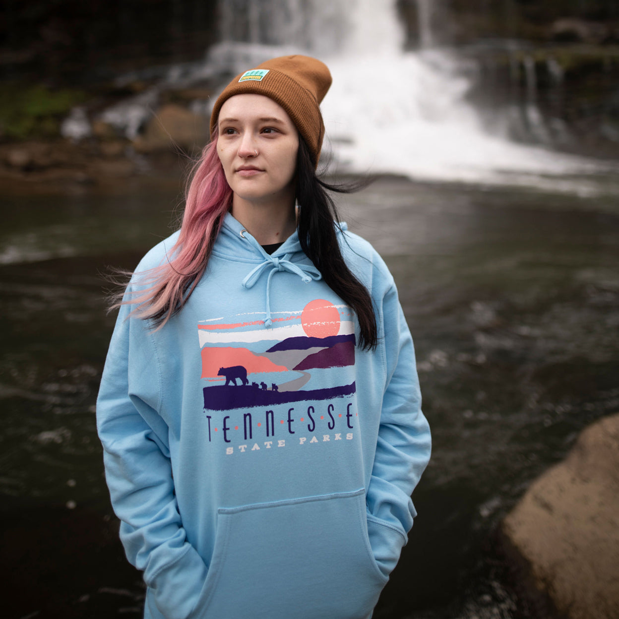 Waterfall hotsell green hoodie