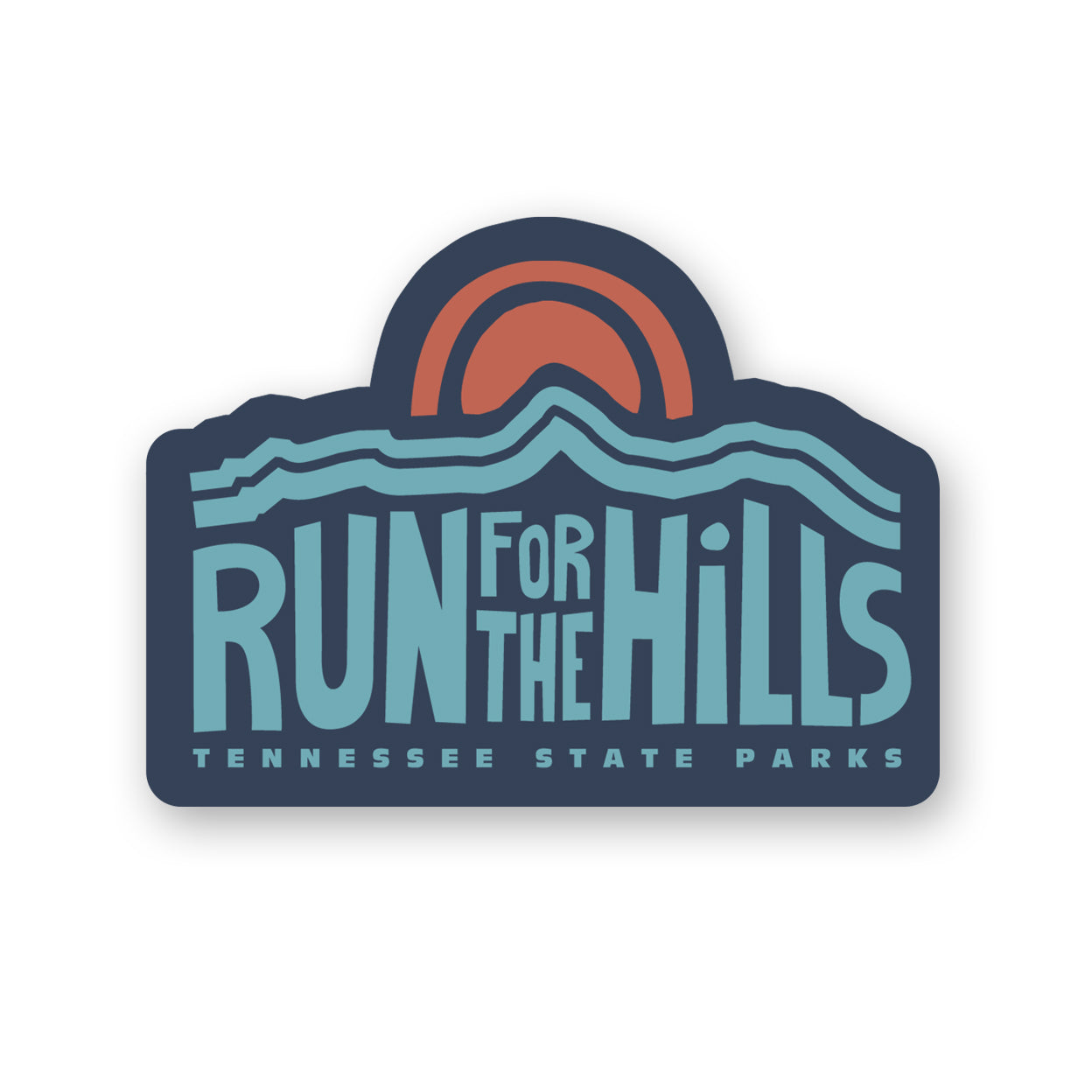 TNSP - Run for the Hills Sticker